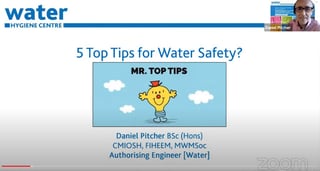 IOSH South West Branch 5 Top Tips for Water Safety