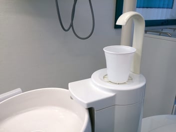 dental water system white cup