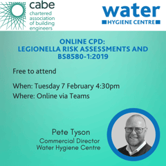 Legionella Risk Assessments and BS8580-1:2019