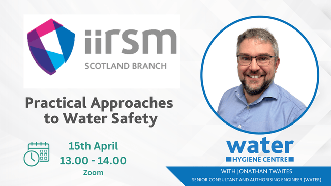 CIBSE NW Practical Approaches to Water Safety