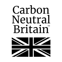 Carbon Neutral Britain Logo Black - Transparent Background