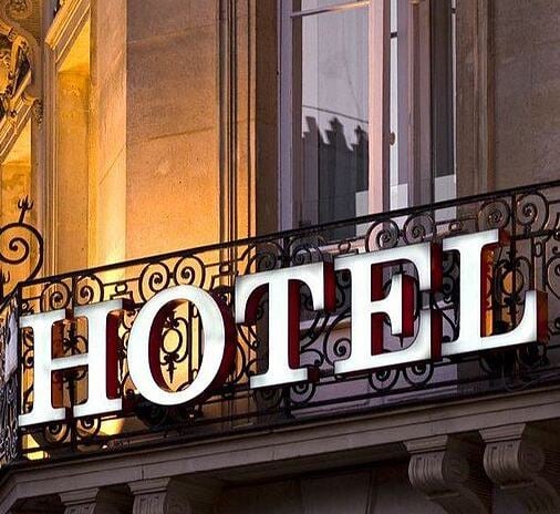 Hotel sign image