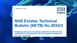 NHS Estates Technical Bulletin (NETB) No.2024/3 Summary