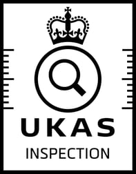 UKAS Accreditation Symbol - black on white - Inspection