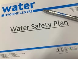 water safety plan paper pen image