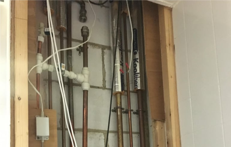 open pipe work with issues
